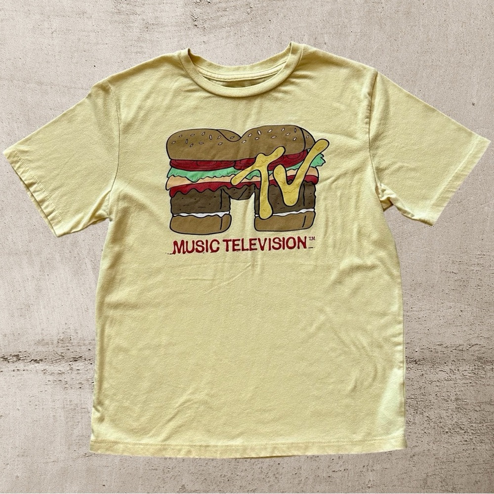 MTV Classic Hamburger Logo T-Shirt